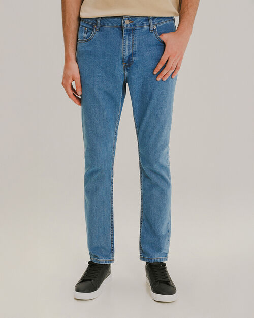 Jeans Slim Efecto Lavado